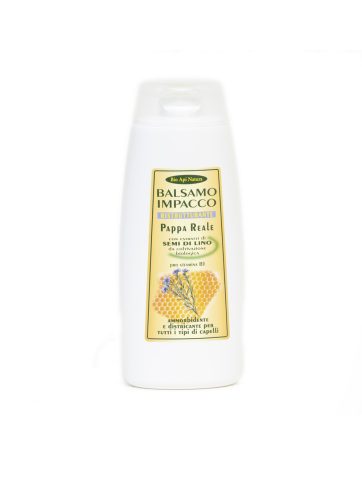 balsamo impacco ristrutturante pappa reale e semi di lino – 250 ml