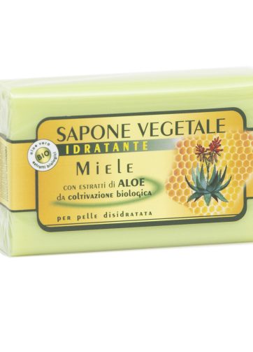 sapone vegetale miele e aloe vera – 150 gr.