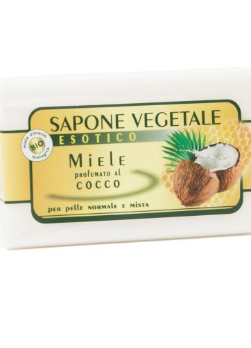 sapone vegetale miele e aloe vera – 150 gr.